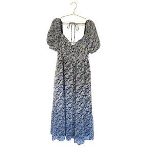 ASTR The Label Maxi Dress Size M Floral Tiered Florentina Empire Waist Cottage